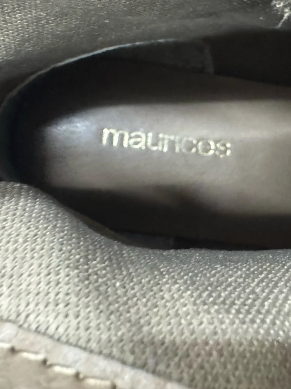 Maurice’s Arya Studded Moto Boot Suede Taupe Buckle Detail Size 8